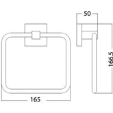 Acl Sara Square Towel Ring